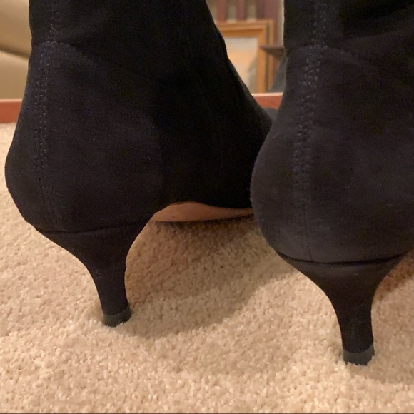 Loeffler Randall Kassidy Kitten Heel Bootie, Black Suede - Picture 8 of 16